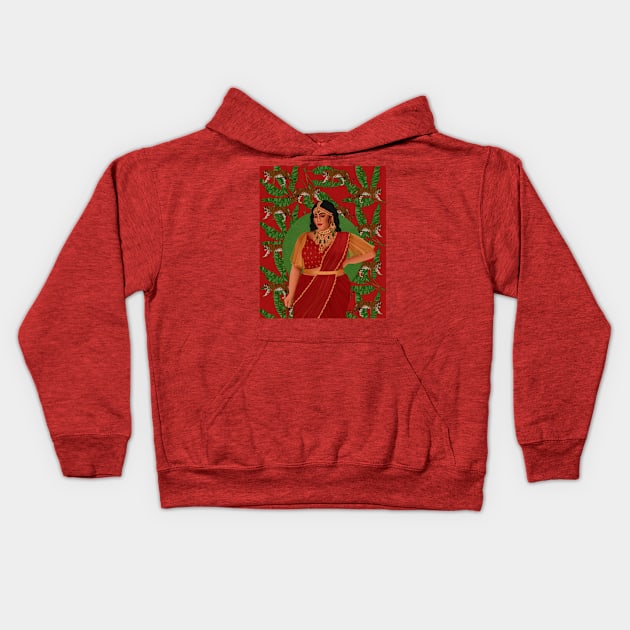 savage women Kids Hoodie by ColorsOfHoney